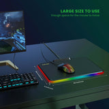 Blade Hawks RGB Gaming Mouse Mat Pad